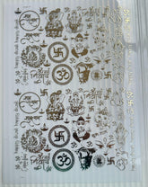 Diwali Mix Symbol Metal Insert Sheet